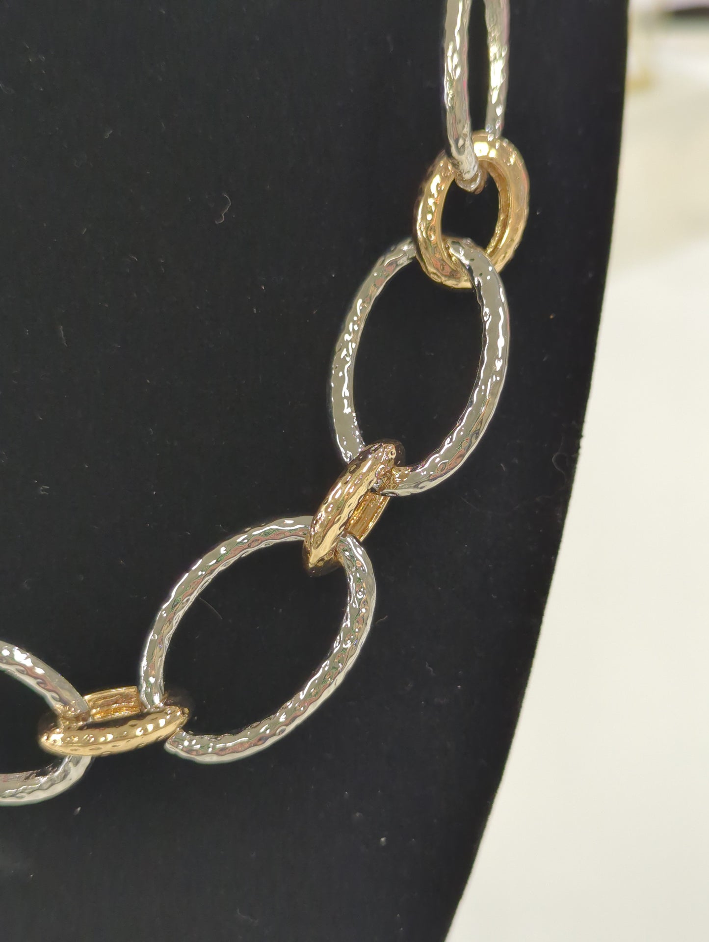Meghan Browne Chase Necklace Gold and Silver
