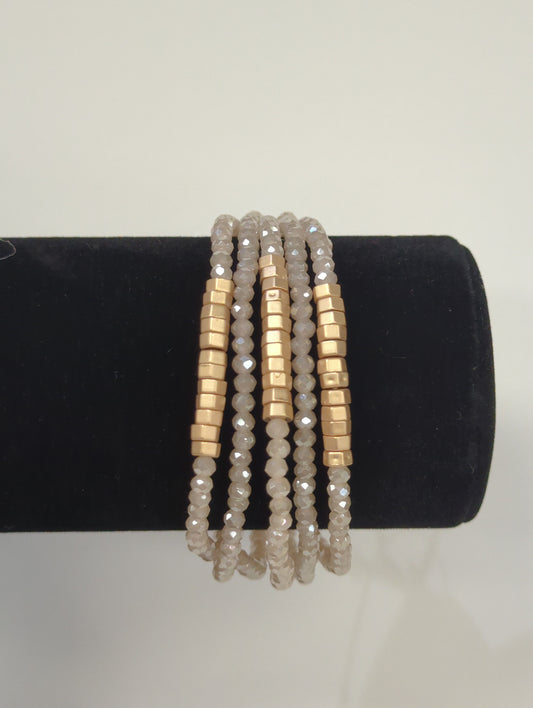 MEGHAN BROWNE INEZ PINK BRACELET