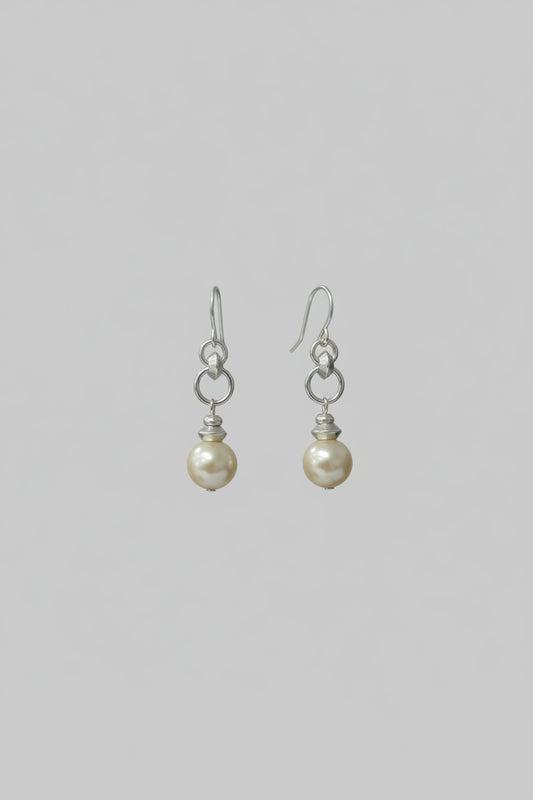 Marjorie Baer Rings with Pearl Wire Earrings