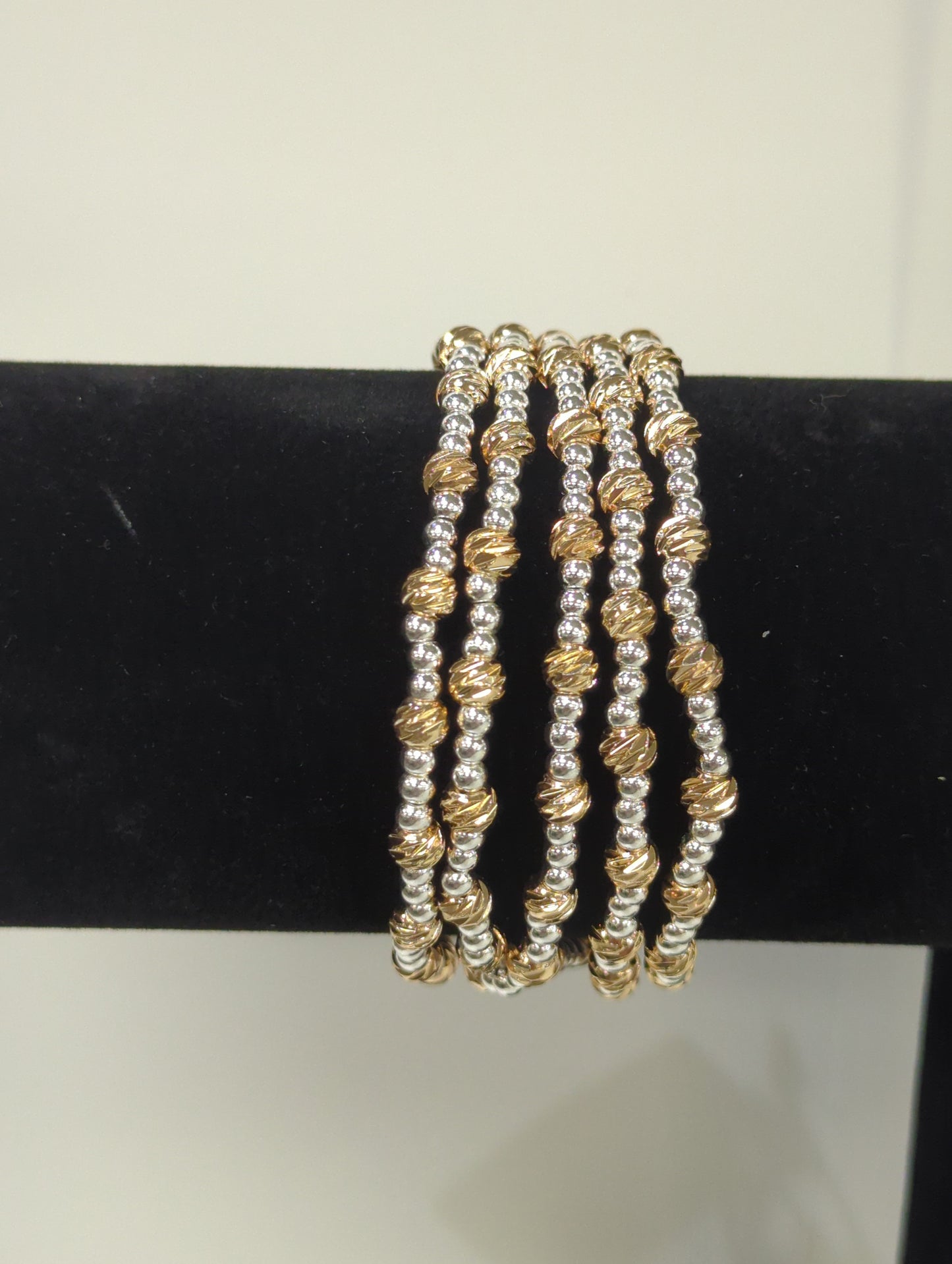 MEGHAN BROWNE HULA GOLD AND SILVER BRACELET