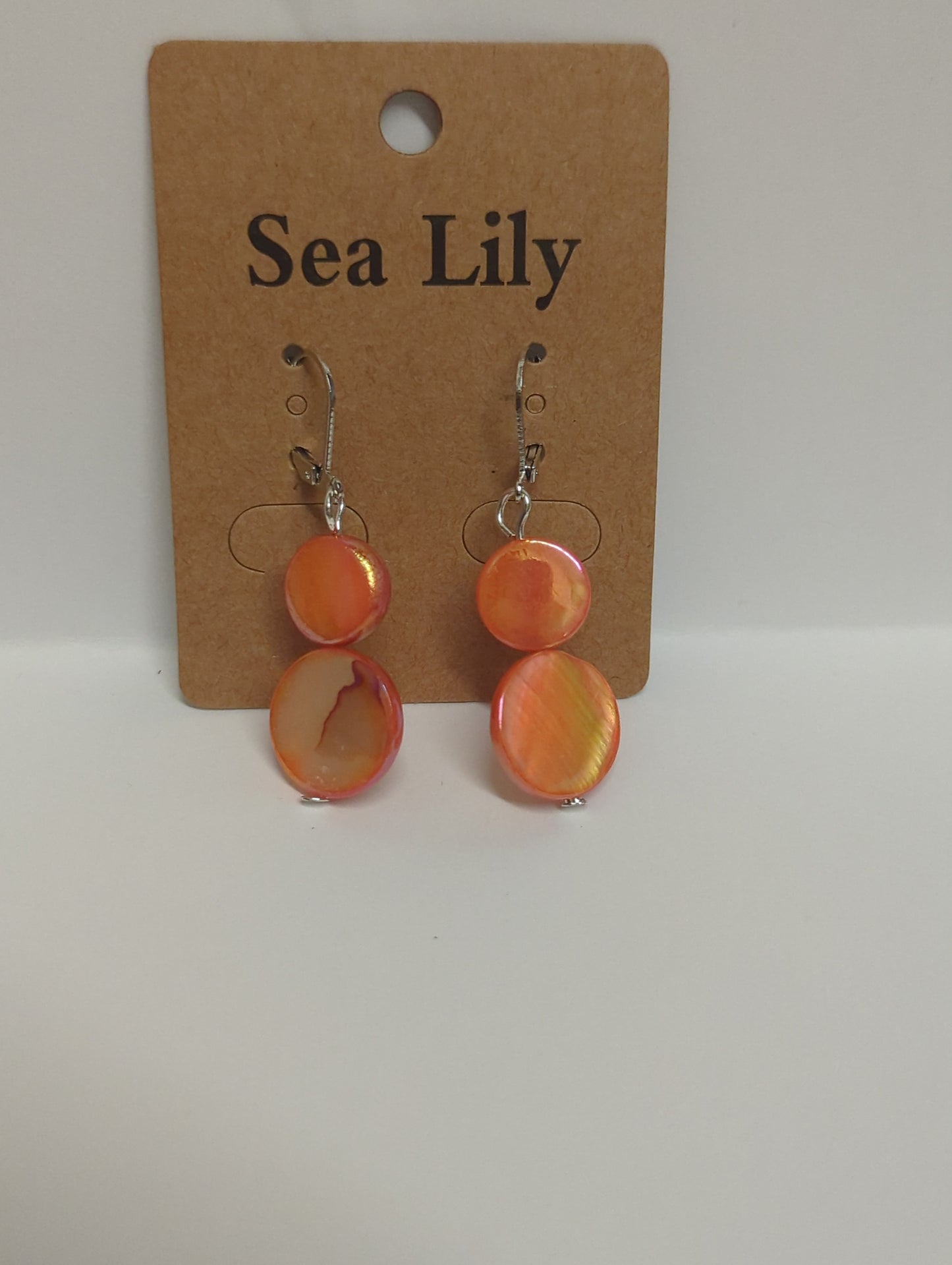 SEA LILY MOTHER OF PEARL EARRINGS