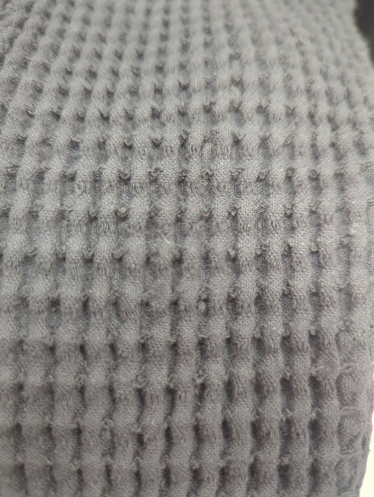 FOCUS FASHION WAFFLE JACKET