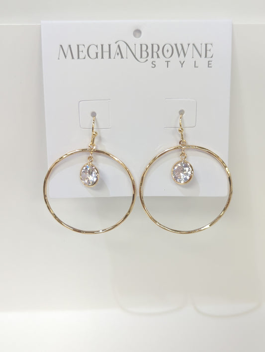 MEGHAN BROWNE WONKA GOLD EARRINGS