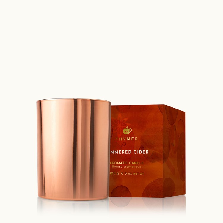 THYMES SIMMERED CIDER POURED CANDLE 6.5 OZ