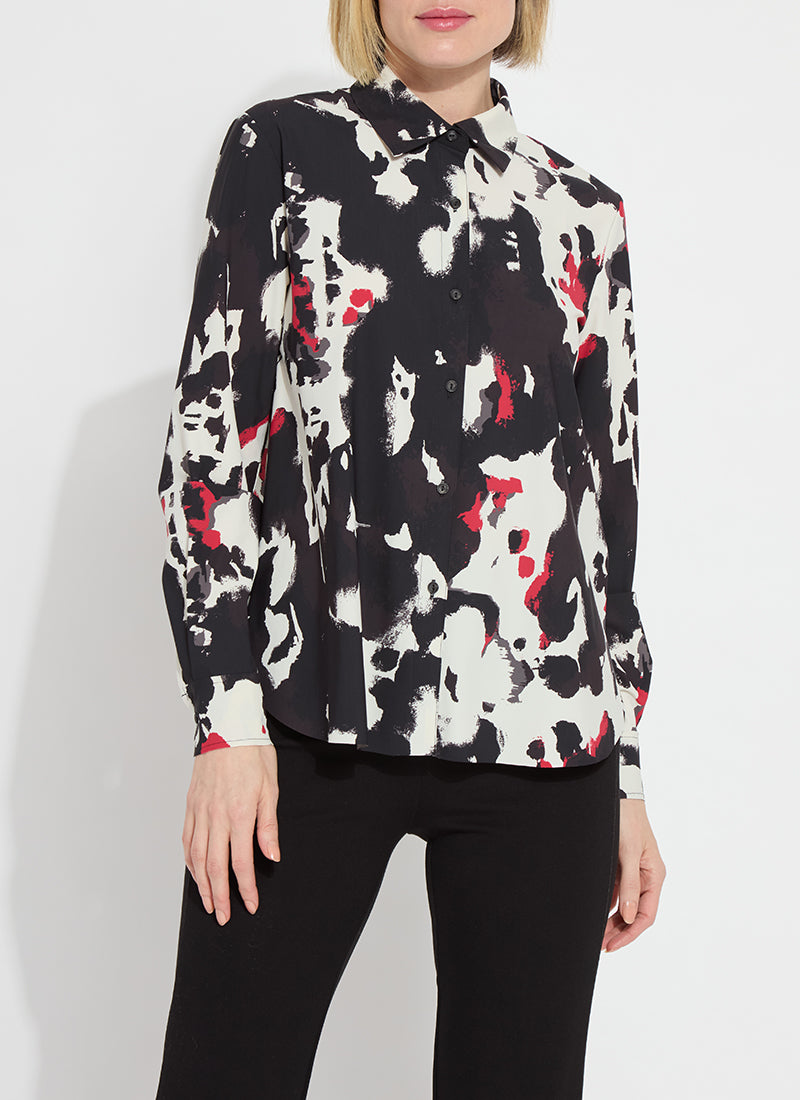 LYSSE FASHION CONNIE SLIM BUTTON DOWN
