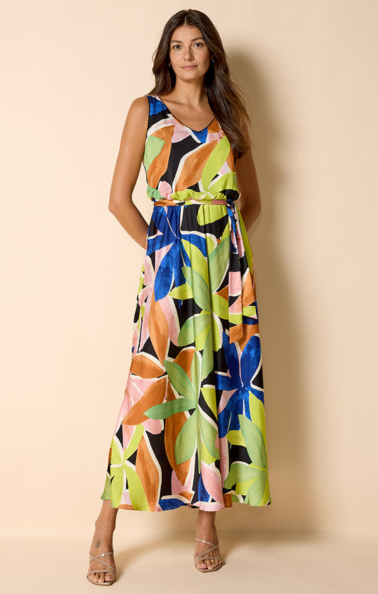 NIC+ZOE MEGA BLOOMS BIANCA DRESS