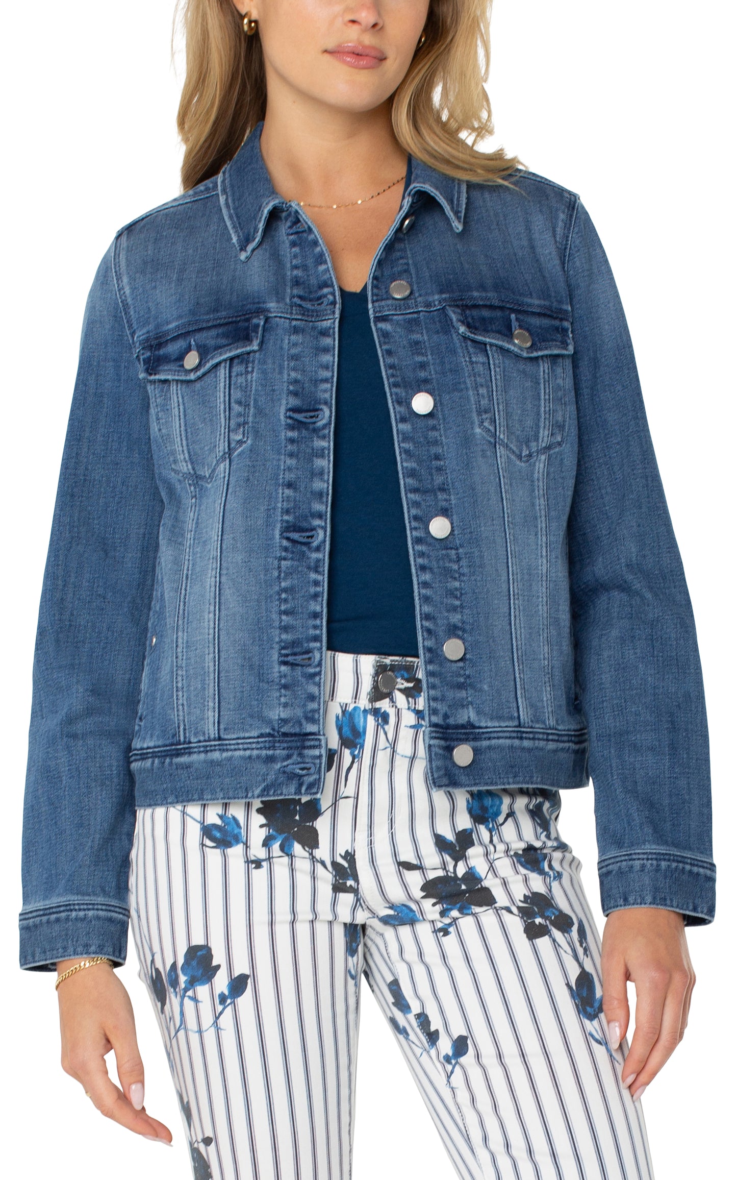LIVERPOOL CLASSIC JEAN JACKET - PLUS