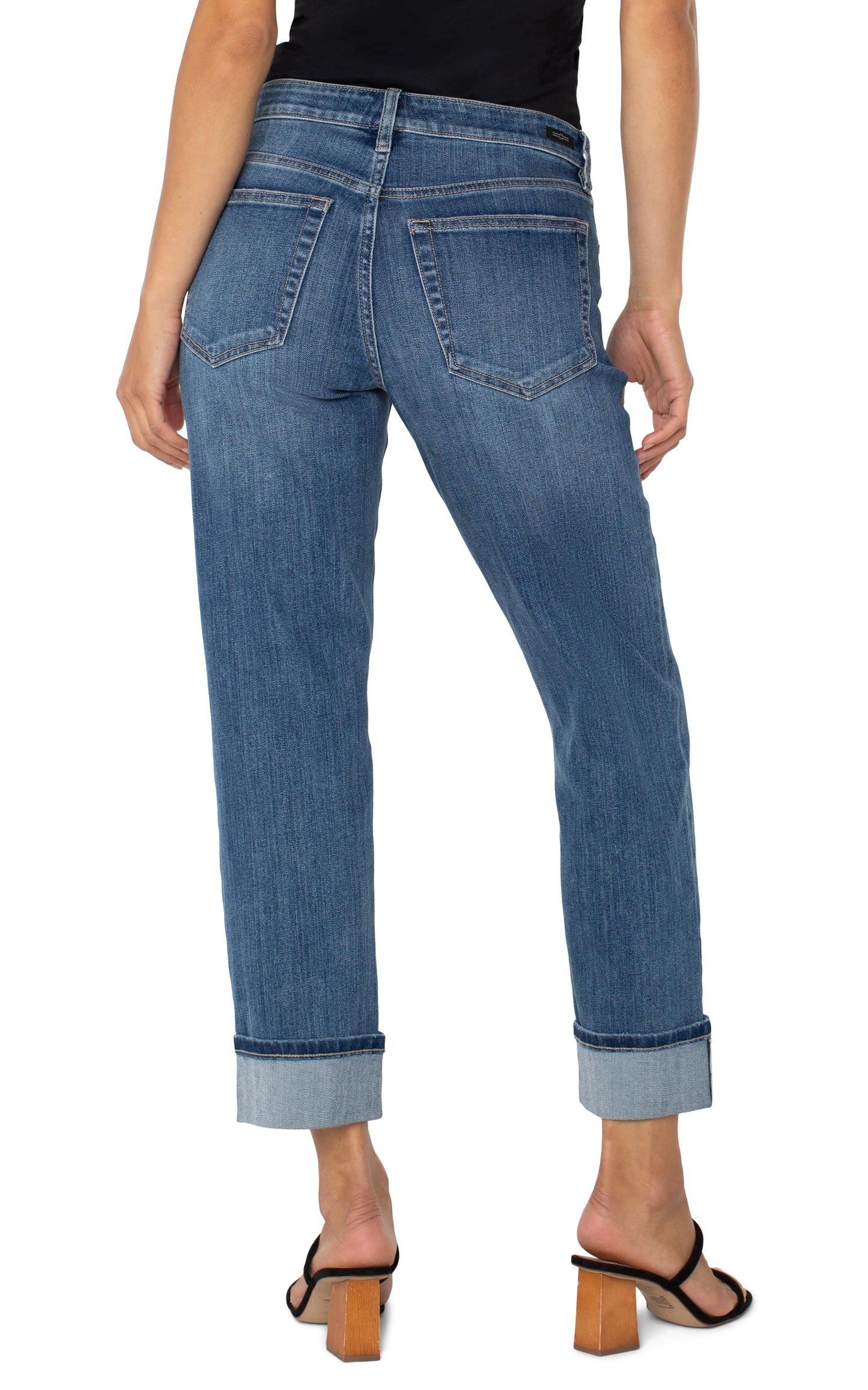LIVERPOOL MARLEY GIRLFRIEND CUFFED 27"-30" INSEAM