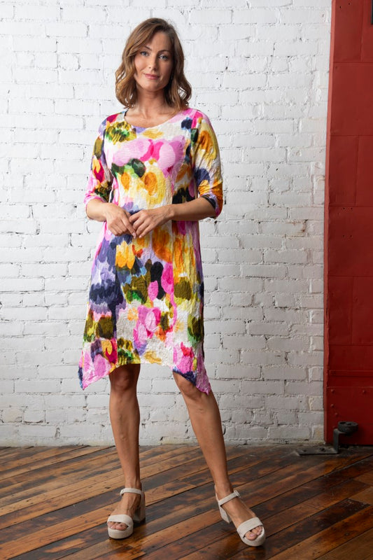 OLIVIA BY HABITAT TISSUE CRINKLE GARDEN STEPHANIE DRESS
