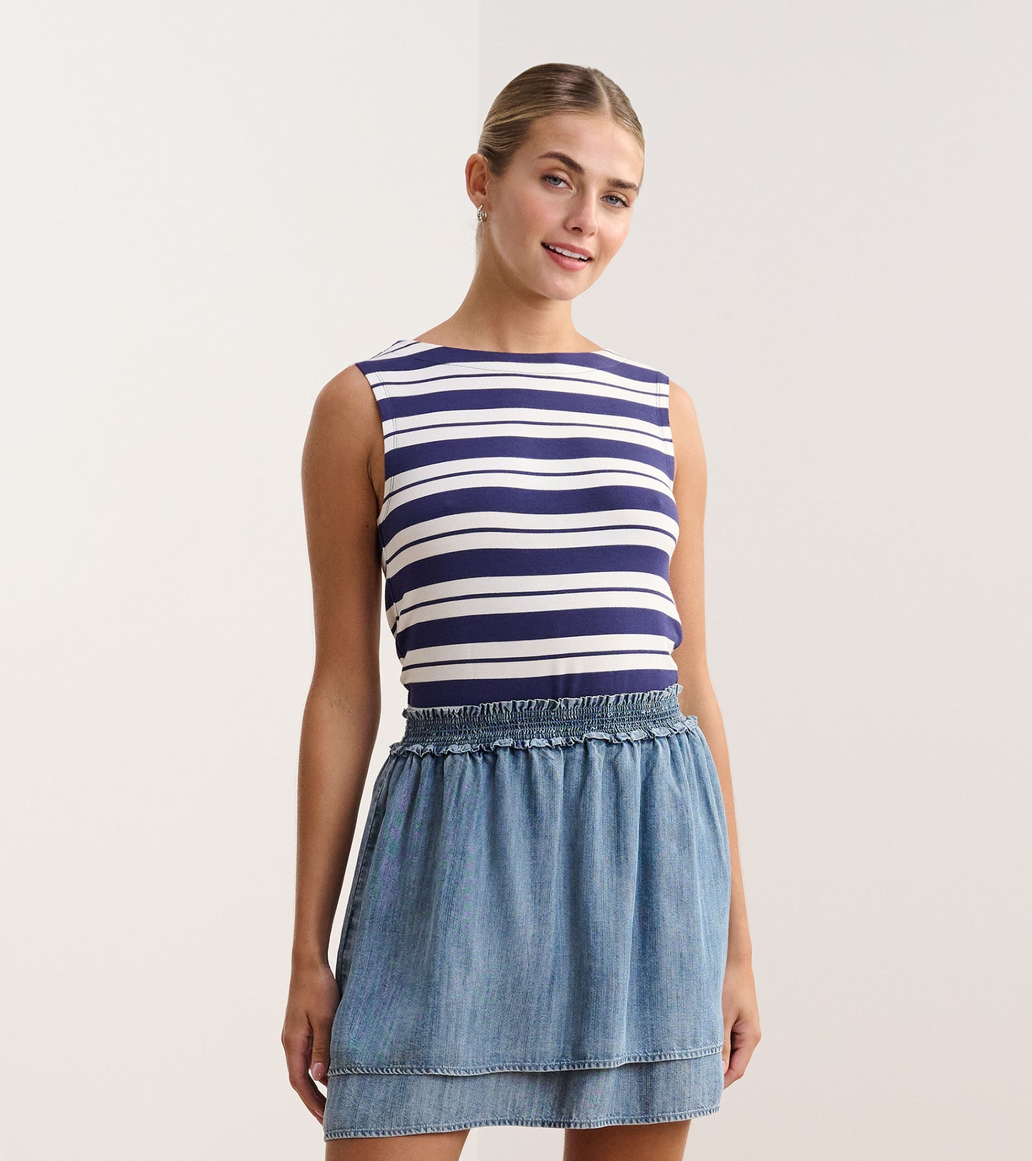 HATLEY EVERYDAY TANK-PATRIOT BLUE STRIPES