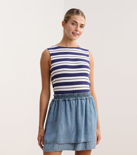HATLEY EVERYDAY TANK-PATRIOT BLUE STRIPES