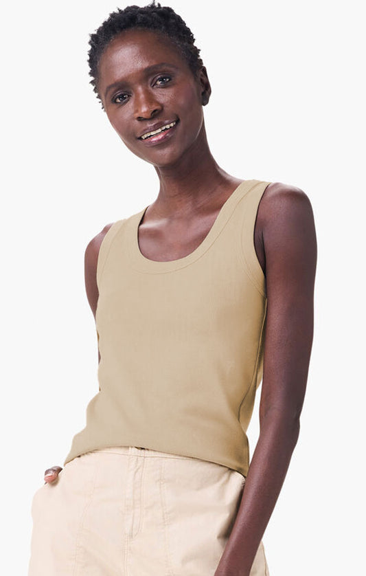 NIC + ZOE PERFECT KNIT RIB SCOOP TANK