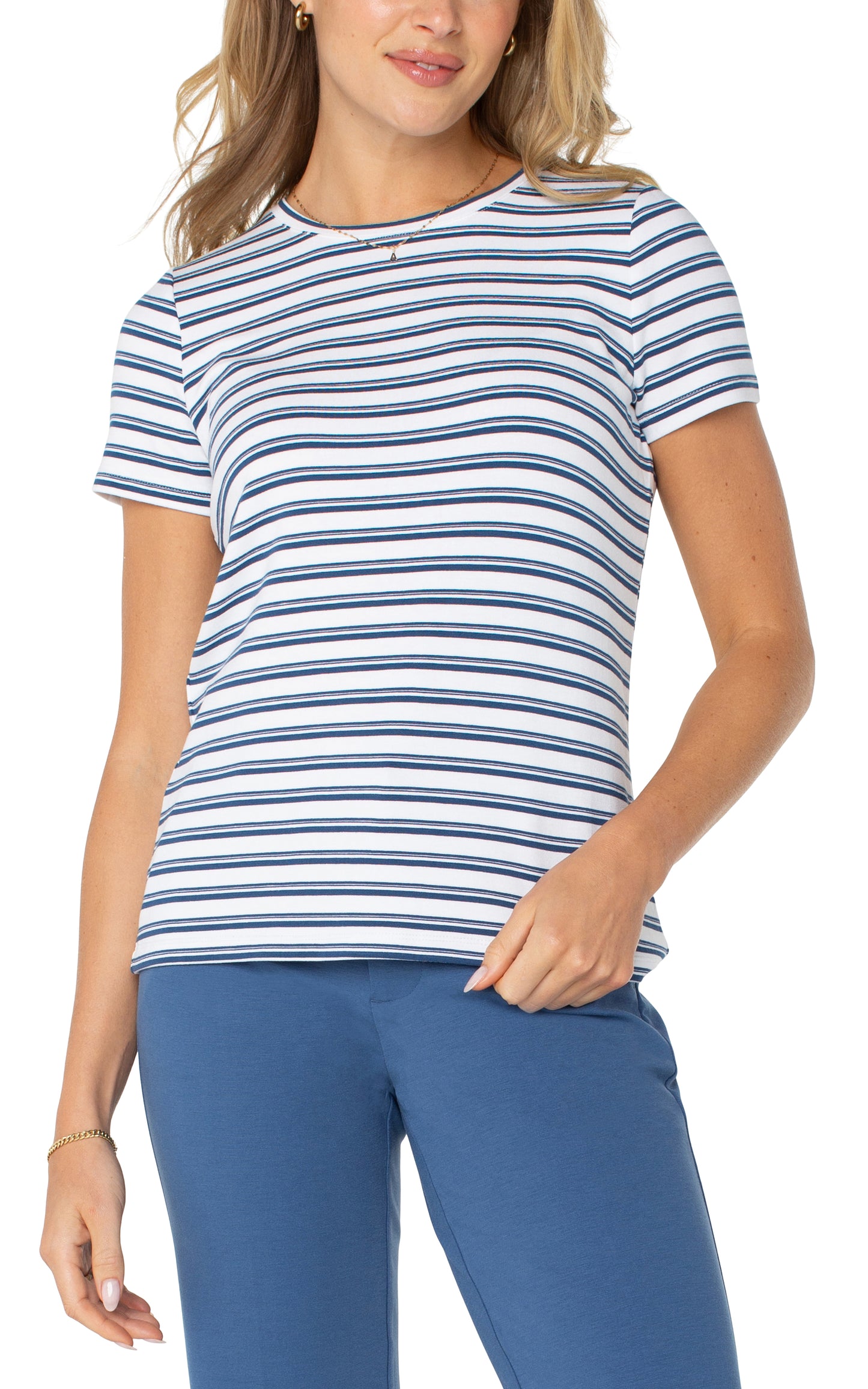 LIVERPOOL SLIM FIT CREW NECK CLASSIC KNIT TEE