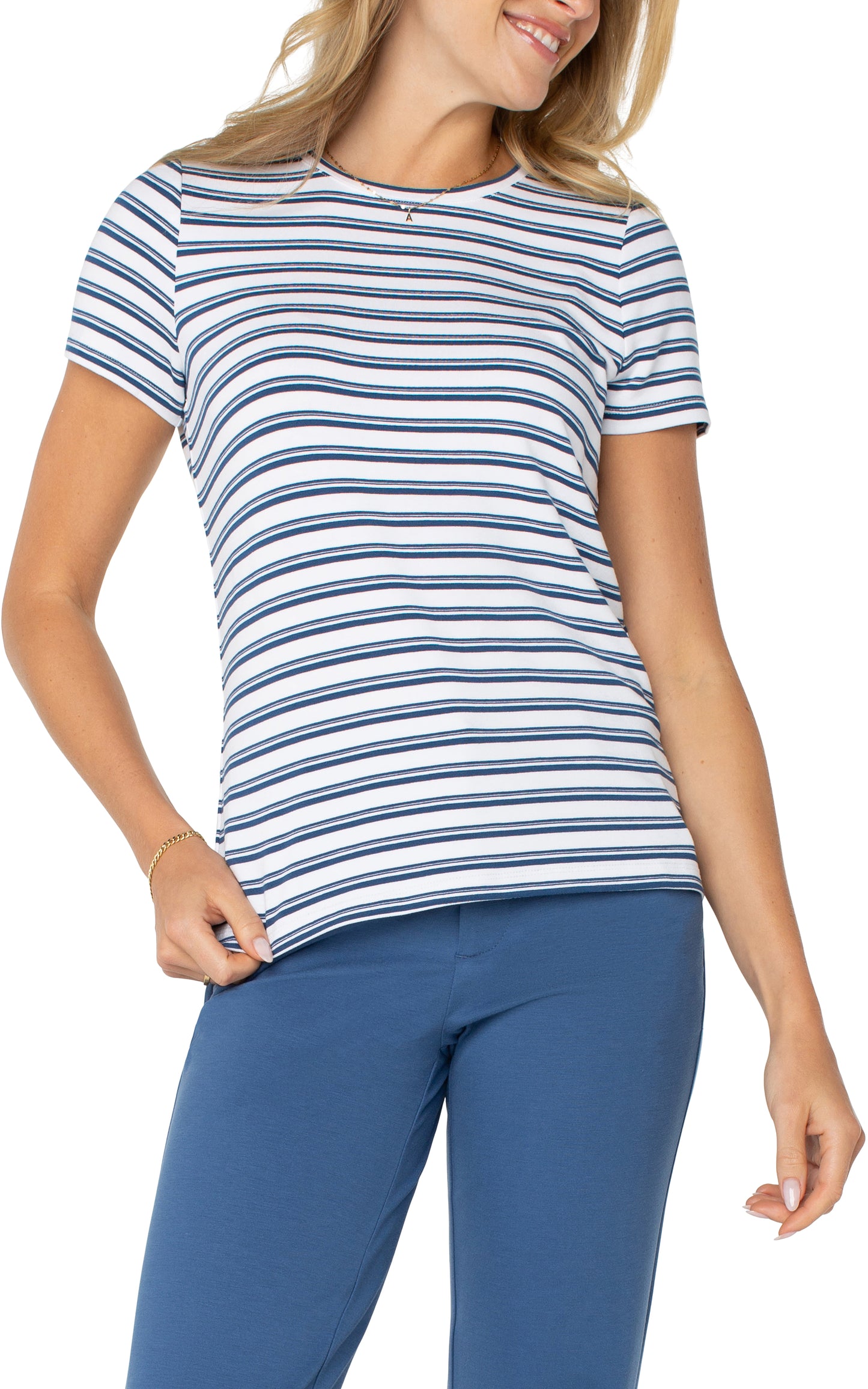 LIVERPOOL SLIM FIT CREW NECK CLASSIC KNIT TEE