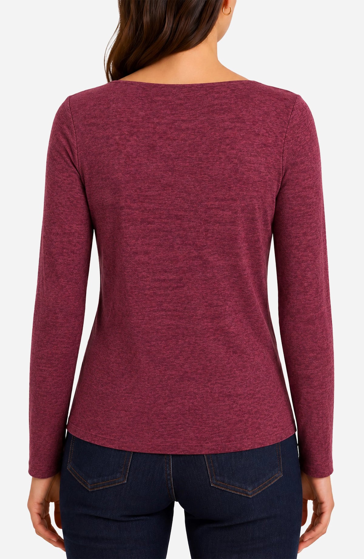 Liverpool Sleeve Boat Neck Knit Top with Twist Detail
