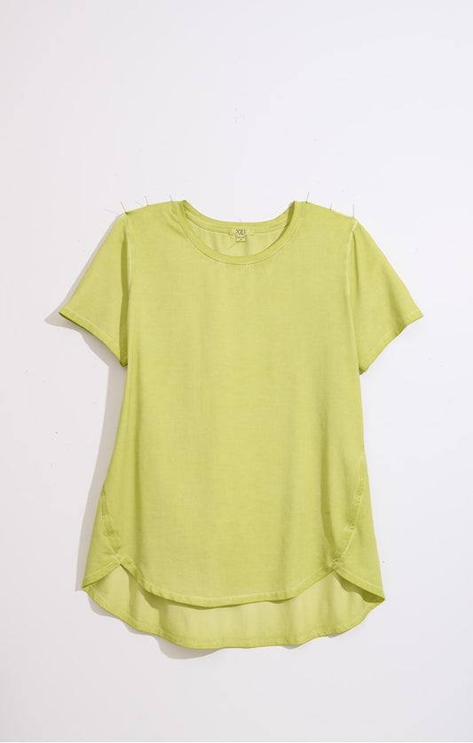 NZT SHORT SLEEVE SHIRT TAIL CREW TEE