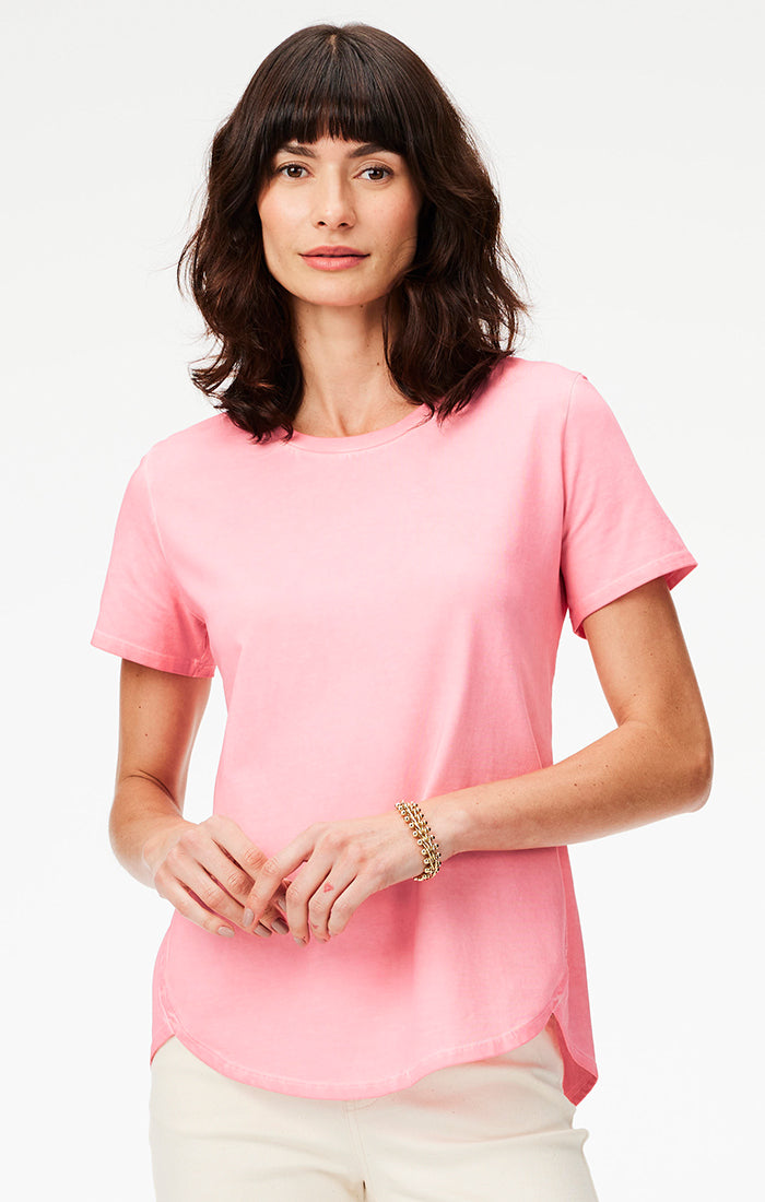 NZT SHORT SLEEVE SHIRT TAIL CREW TEE