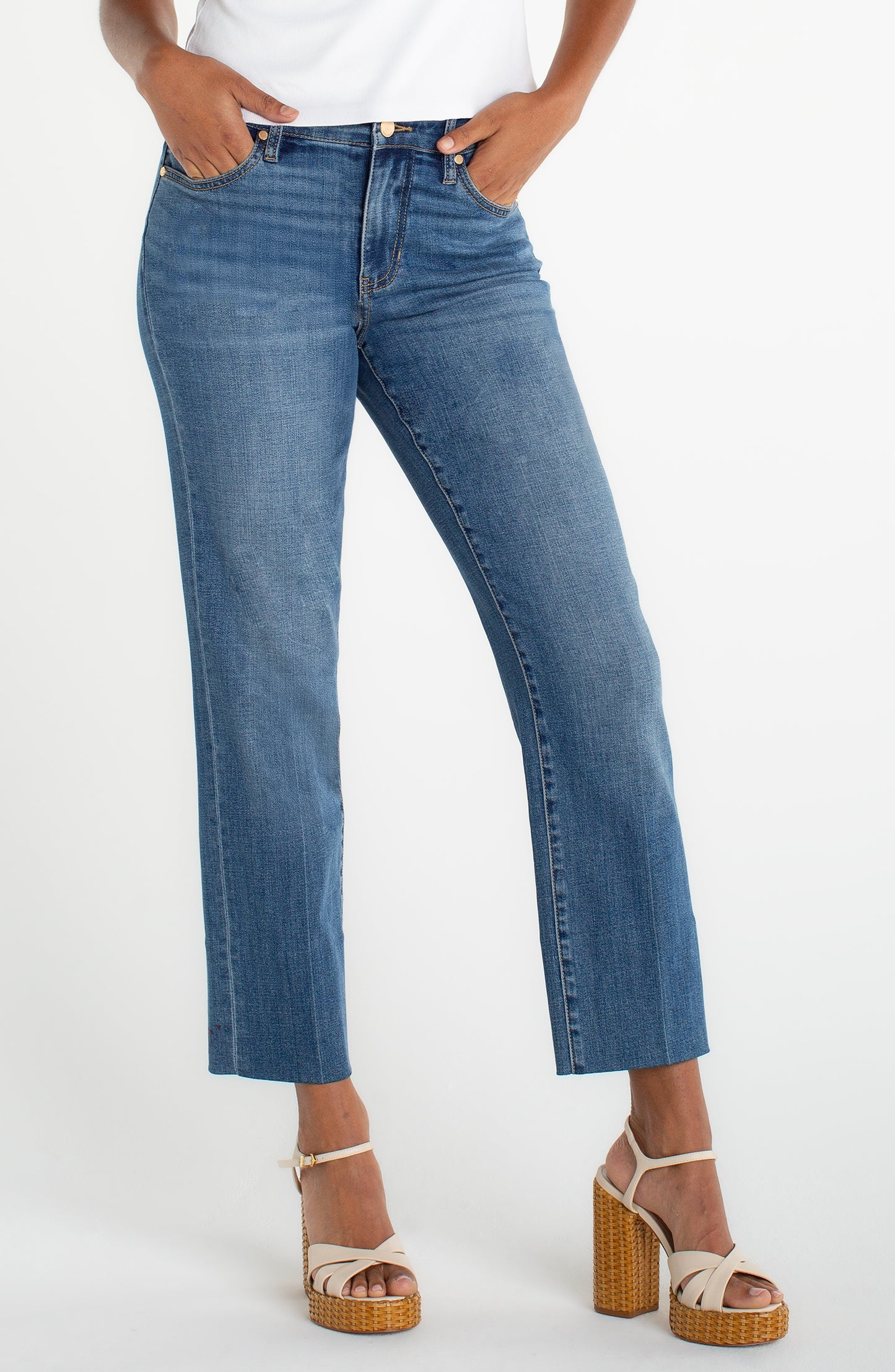 Liverpool Kennedy Crop Straight With Blind Hem