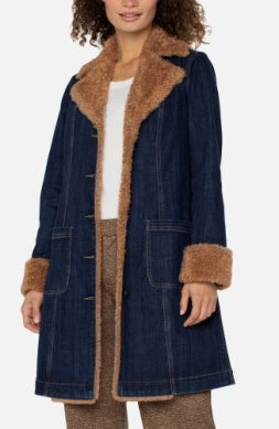 Liverpool Sherpa Trimmed Notch Collar Jacket 38"