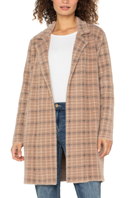 LIVERPOOL LONG SLEEVE OPEN FRONT SWEATER COAT