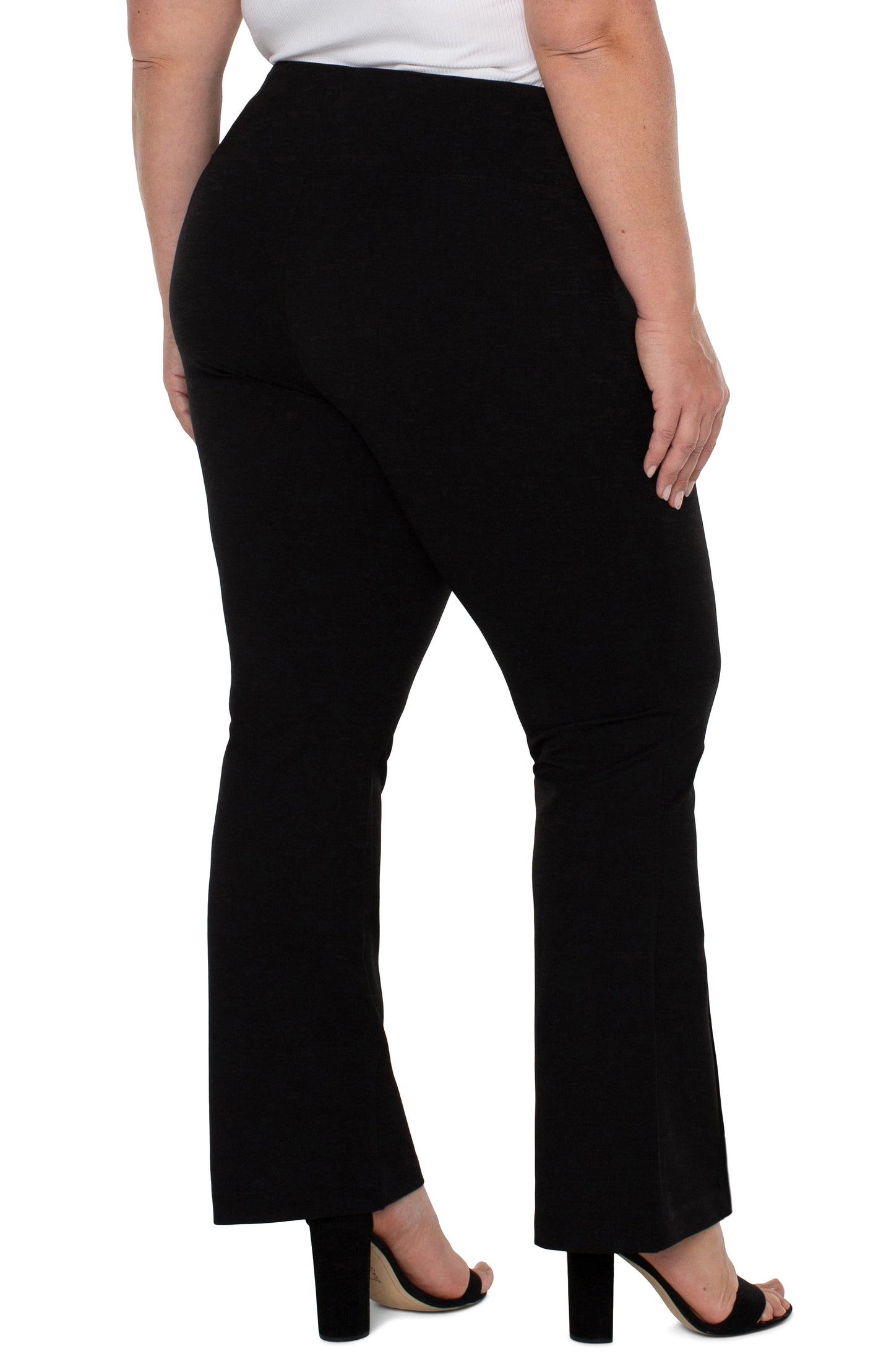 Pearl Full Length Flare with Pintucks - Plus