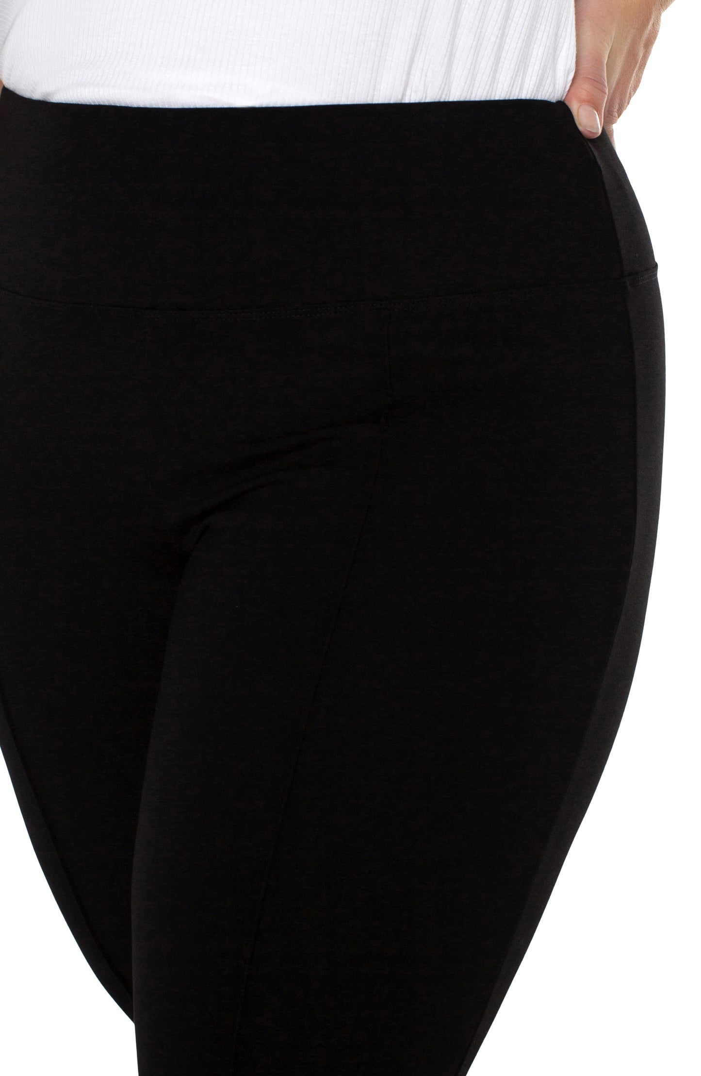 Pearl Full Length Flare with Pintucks - Plus