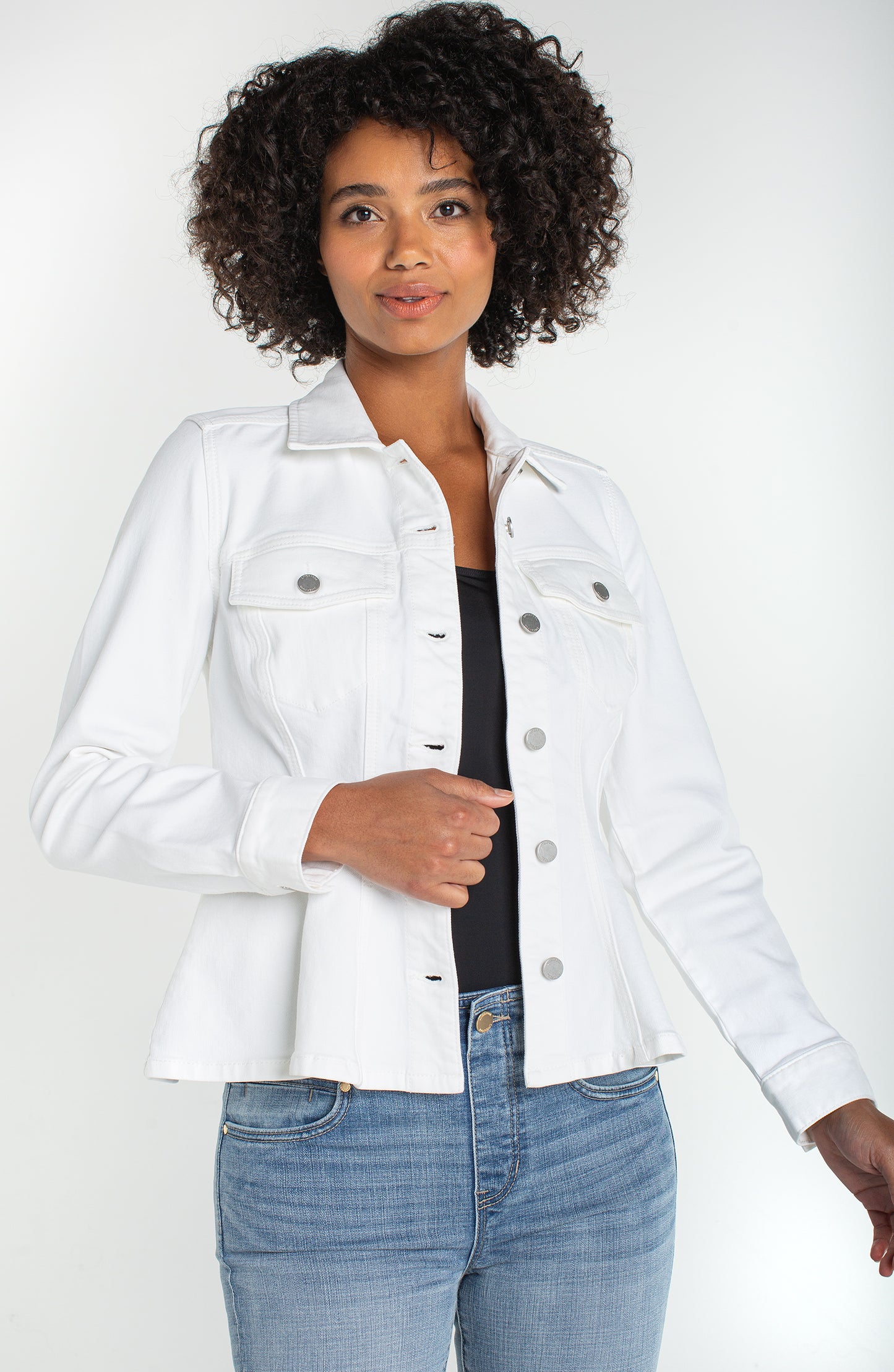 Liverpool Fit and Flare Trucker Jacket