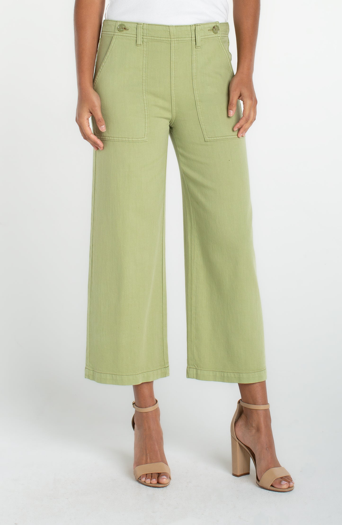 Liverpool Utility Crop Wide Leg