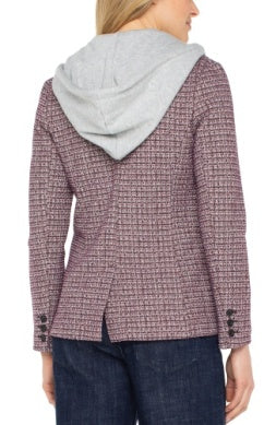 LIVERPOOL BOYFRIEND BLAZER WITH REMOVABLE HOOD