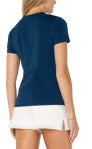 LIVERPOOL SHORT SLEEVE KNIT TEE WITH PLACKET