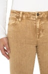 LIVERPOOL HANNAH CROP FLARE WITH FRAY 28" INSEAM