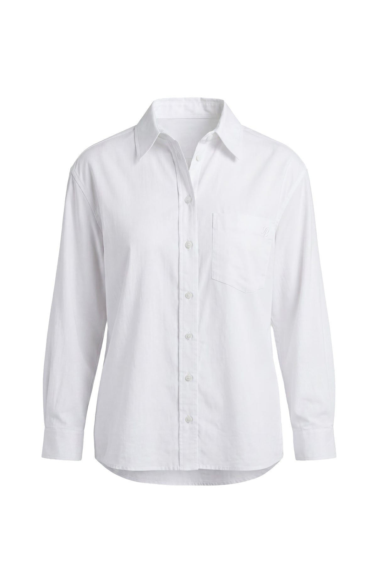 Liverpool Long Sleeve Button Front Woven Boyfriend Shirt