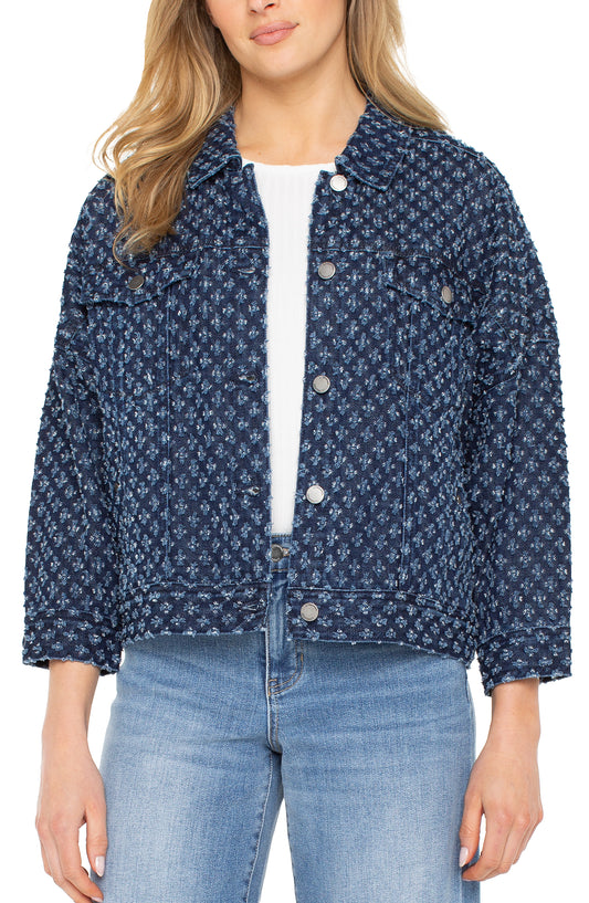 LIVERPOOL CROP EASY TRUCKER SHIRT