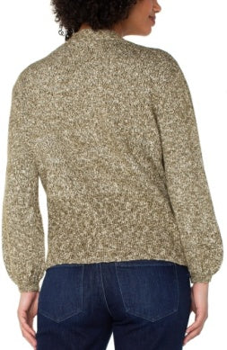 LIVERPOOL LONG SLEEVE BUTTON FRONT CARDIGAN SWEATER