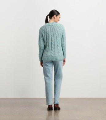 HATLEY DYLAN CABLE KNIT SWEATER