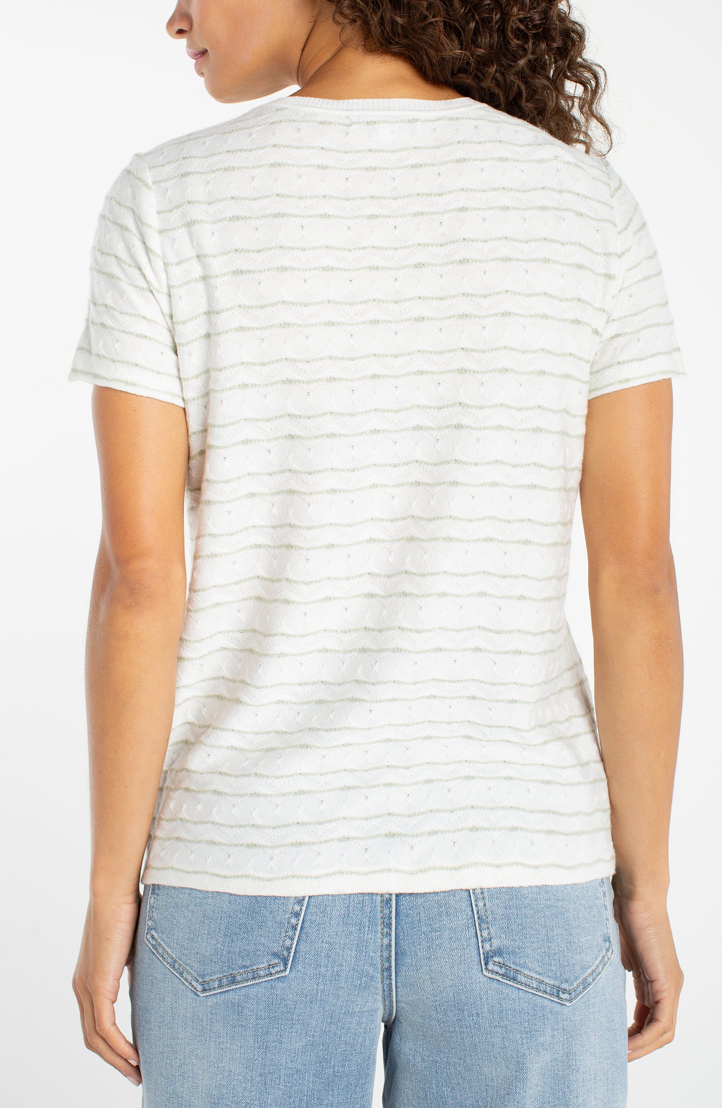 Liverpool Short Sleeve Crew Neck Tee with Rib Trim