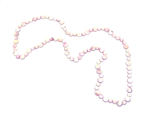 SEA LILY SINGLE STRAND MOTHER OF PEARL NECKLACE PINK