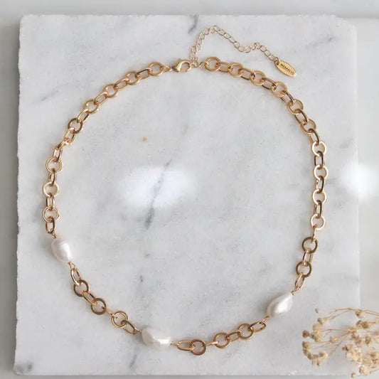 PEARL COLLAR NECKLACE