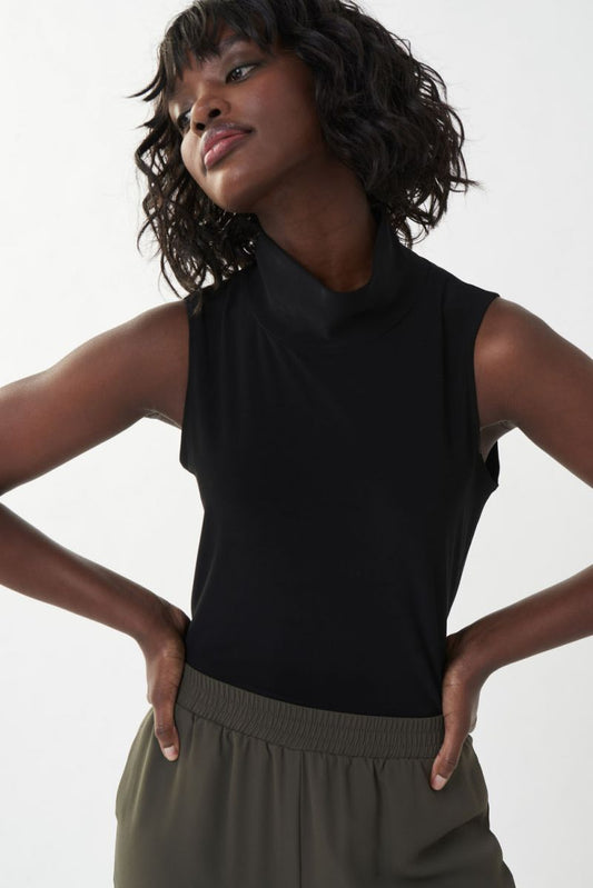 JOSEPH RIBKOFF LAYER UP SLEEVELESS TOP