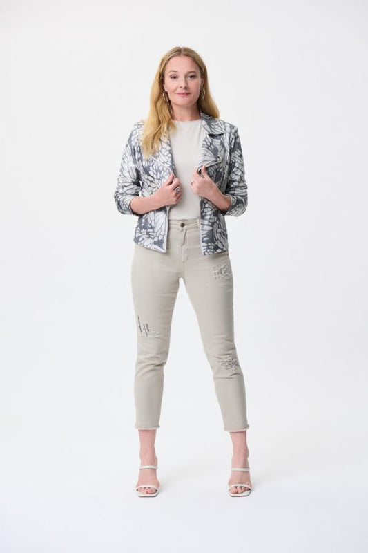 JOSEPH RIBKOFF ABSTRACT BUTTERFLY JACKET