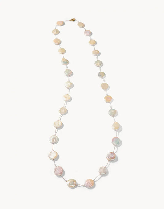 COIN PEARL LAYERING NECKLACE