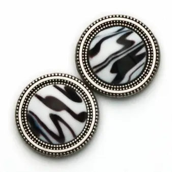 MARBLE SWIRL MAGNETIC CLIPS