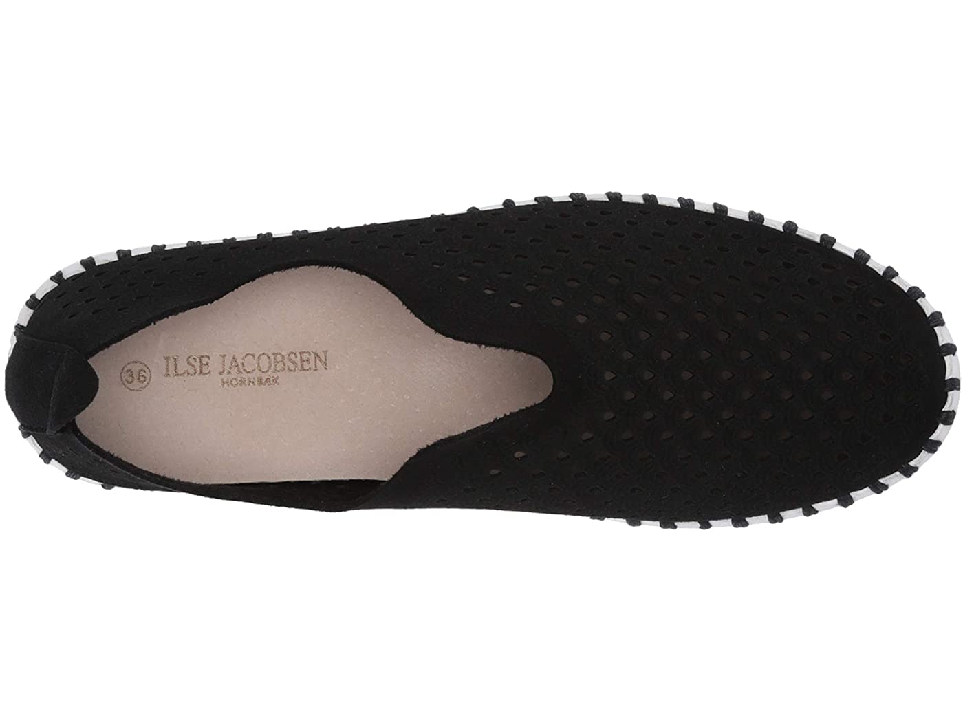 ILSE JACOBSEN TULIP SLIP-ON - BLACK