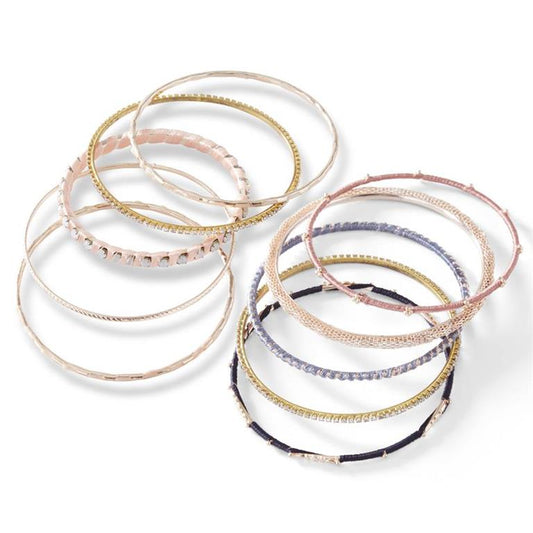 ASSORTED FOUR BANGLE BRACELET SETS