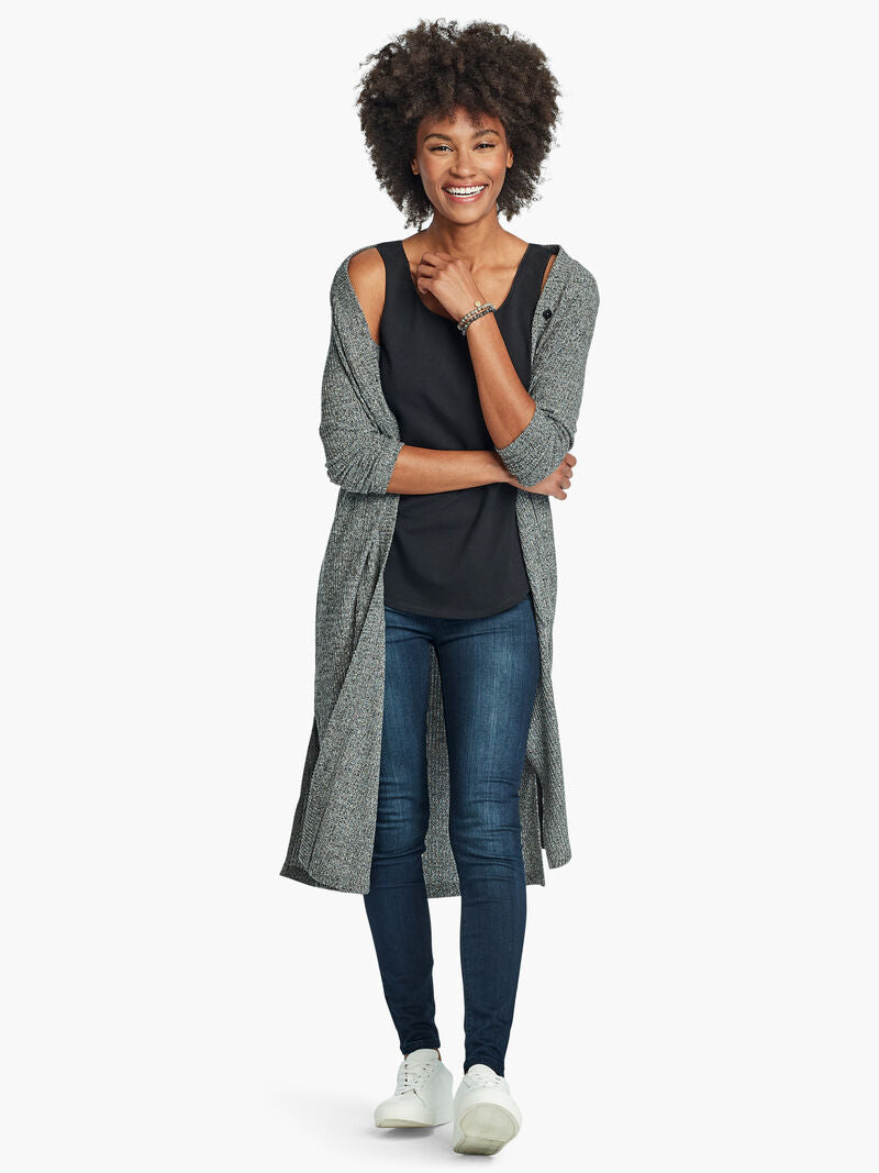 NIC+ZOE SHIRT TAIL PERFECT TANK