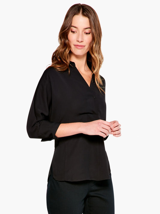 NIC+ZOE FLOWING EASE BLOUSE