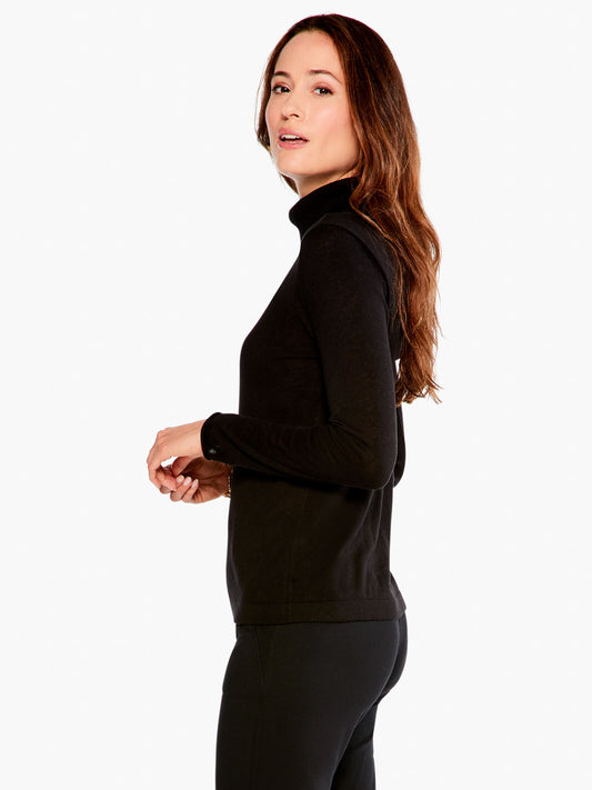 NIC+ZOE TURTLENECK SWEATER TEE