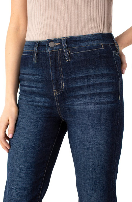 LIVERPOOL KENNEDY STRAIGHT HI-RISE WITH WELT POCKETS 34" INSEAM -TALL