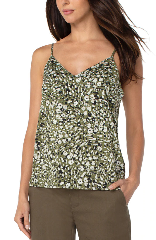 LIVERPOOL V-NECK WOVEN CAMISOLE