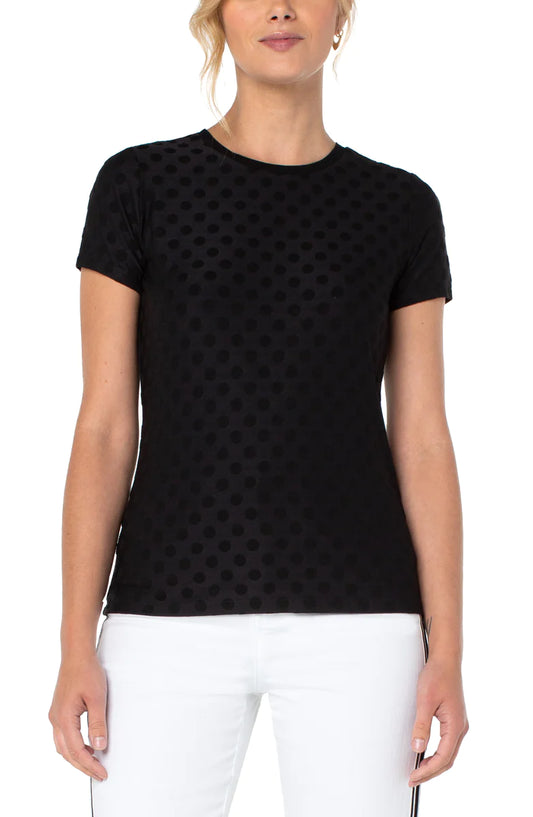 LIVERPOOL SLIM FIT CREW NECK KNIT TEE
